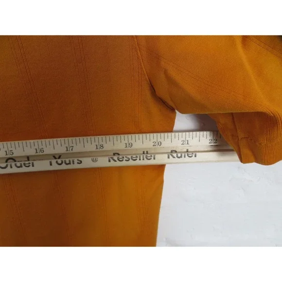 Vtg Virginia Cavaliers Polo Shirt Mens Medium Orange Nike Tiger Woods Golf UVA - Picture 9 of 10